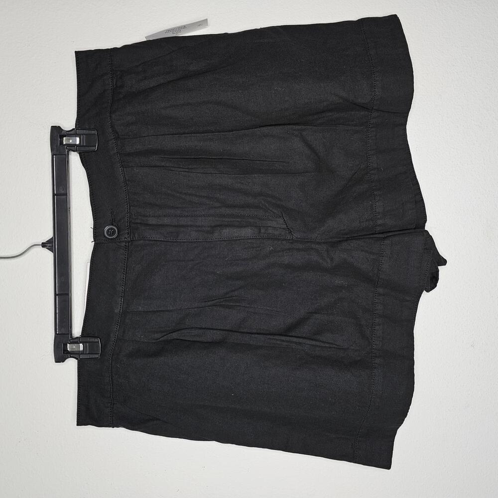 NWT Joie Women's Black/Pleated Shorts Size XL